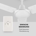 Spin Doctor ventilateur de plafond Ø122 cm 9963 m³/h 56 W commande murale – Image 3
