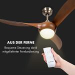 Monteverde ventilateur de plafond avec luminaire 52" 8 376 m³/h 3 pales – Image 3