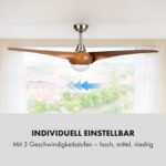 Monteverde ventilateur de plafond avec luminaire 52" 8 376 m³/h 3 pales – Image 5