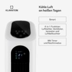 Polar Tower Smart ventilateur rafraîchisseur d'air 7 L 85 W Télécommande bloc réfrigérant – Image 2