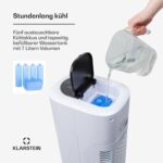 Polar Tower Smart ventilateur rafraîchisseur d'air 7 L 85 W Télécommande bloc réfrigérant – Image 3