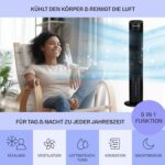 Mistral rafraîchisseur d'air 5-en-1 ventilateur ionisateur 360 m³/h Télécommande – Image 2