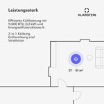 Kraftwerk Eco Smart 11 climatiseur 3-en-1 11 500 BTU App Télécommande – Image 3