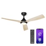 Fiji Flow ventilateur de plafond 2-en-1 132 cm LED Télécommande App-Contrôle 2 sens de rotation dimmable