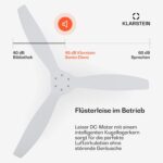 Santa Elena Smart ventilateur de plafond 52 | 10260 m³/h | 6 vitesses | Télécommande | Smart – Image 4