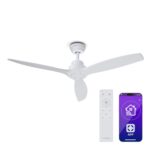 Santa Elena Smart ventilateur de plafond 52 | 10260 m³/h | 6 vitesses | Télécommande | Smart