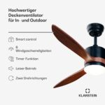 SkyBreeze Smart ventilateur de plafond | Intérieur & extérieur | Smart Control | IP44 | 40 dB – Image 2