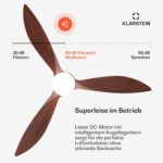 SkyBreeze Smart ventilateur de plafond | Intérieur & extérieur | Smart Control | IP44 | 40 dB – Image 5
