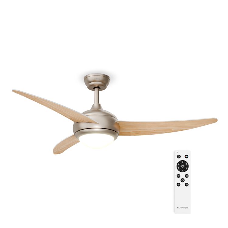 10048066_yy_0001_titel___.jpg El Paso ventilateur de plafond avec lumière | 132 cm | 35 W | Fonctionnement silencieux | Bois – Image 1