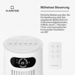 Frost rafraîchisseur d'air avec refroidissement par eau | 200 m³/h | 7 l | 20 m² | 2 blocs réfrigérants | 4 modes | 45 W – Image 4