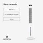 Polar rafraîchisseur d'air intelligent avec refroidissement par eau | 300 m³/h | 5 l | 30 m² | 3 modes | 75 W – Image 2