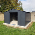 Abri de jardin 13 m² FIRST anthracite + kit d'ancrage X-METAL – Image 3