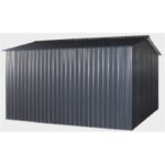 Abri de jardin 13 m² FIRST anthracite + kit d'ancrage X-METAL – Image 4