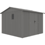 Abri de jardin en acier galvanisé Roka 9 m² - X-Métal – Image 3