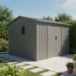 Abri de jardin en acier galvanisé Roka 9 m² - X-Métal – Image 2