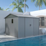 Abri de jardin en acier galvanisé Roka 9 m² - X-Métal – Image 4