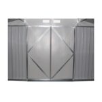 Abri métallique 15,16 m² PLUS anthracite + kit d'ancrage X-METAL – Image 6
