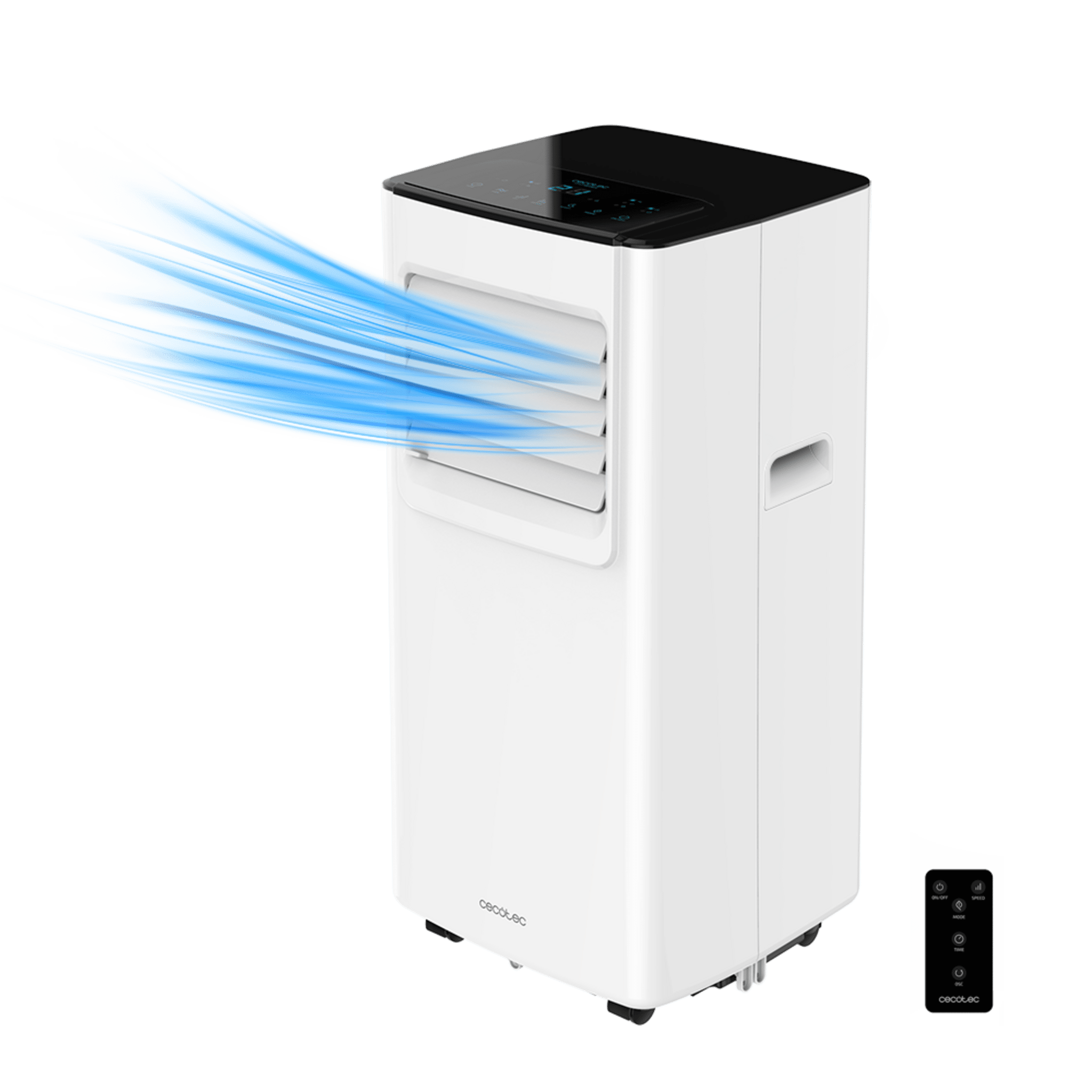 forceclima-7050_va6kaw_1.png Cecotec ForceClima 7050 climatiseur mobile 3-en-1 | 7000 BTU | 300 m³/h | Classe A – Image 1