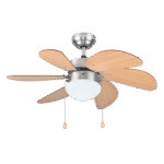 Cecotec ForceSilence Aero 350 ventilateur de plafond avec lumière 2-en-1 | 81 cm | 6 pales