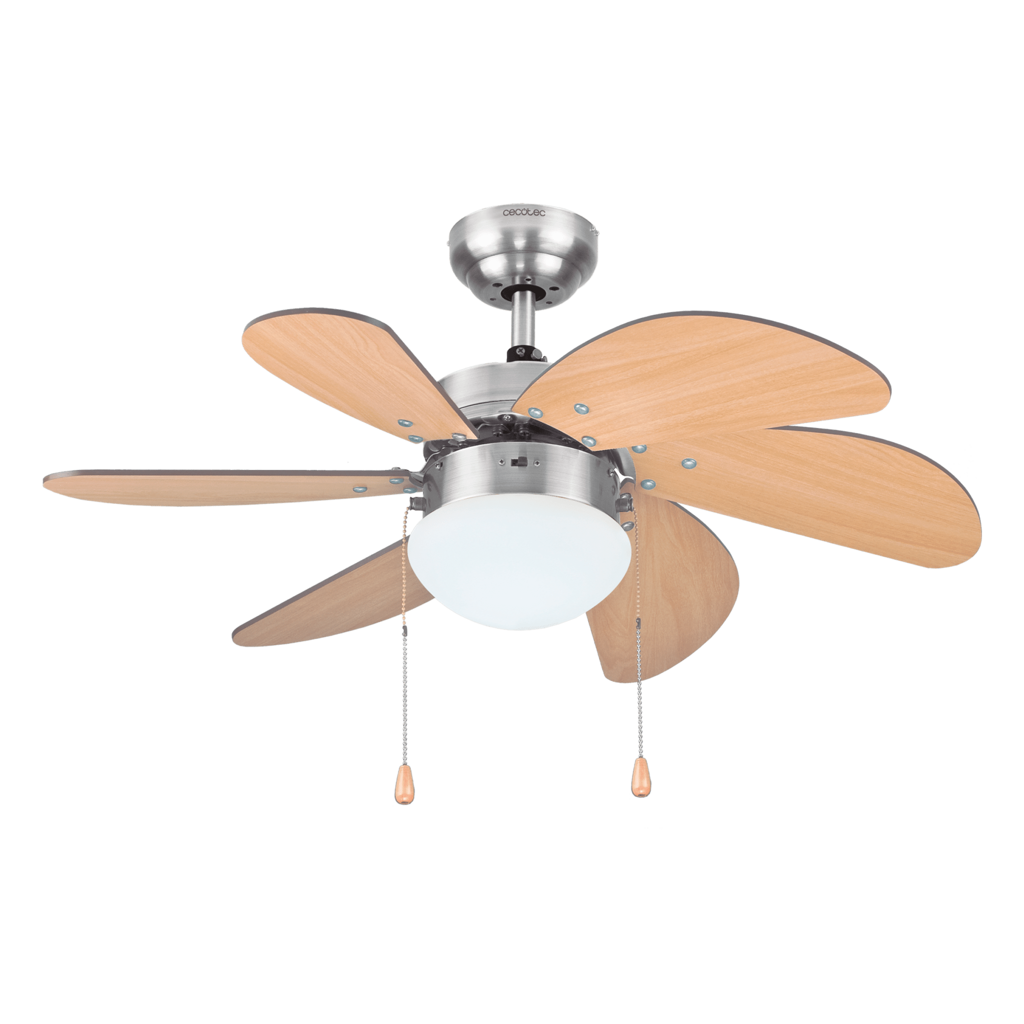 forcesilence-aero-350_ok996y_1.png Cecotec ForceSilence Aero 350 ventilateur de plafond avec lumière 2-en-1 | 81 cm | 6 pales – Image 1