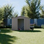 Abri de jardin avec kit d'ancrage de 2,71 m²