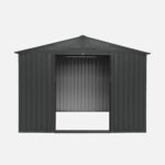 Abri de jardin métallique, 7,06 m², Anthracite – Image 4