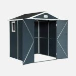 Abri de jardin en plastique, structure aluminium, 3,65 m² – Image 7