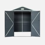 Abri de jardin en plastique, structure aluminium, 3,65 m² – Image 9