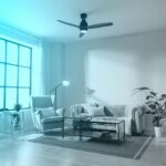 Cecotec EnergySilence Aero 5300 Black&Wood Design ventilateur de plafond | LED 22 W | 132 cm