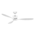 Casafan Aeroplan Eco ventilateur de plafond 132 cm | Tout blanc | Moteur DC