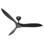 Casafan Eco Airscrew ventilateur de plafond 152 cm | Noir | Moteur DC silencieux