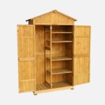 Abri de jardin en bois 105 cm, sapin – Image 4