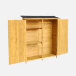 Abri de jardin en bois 140 cm, sapin – Image 4